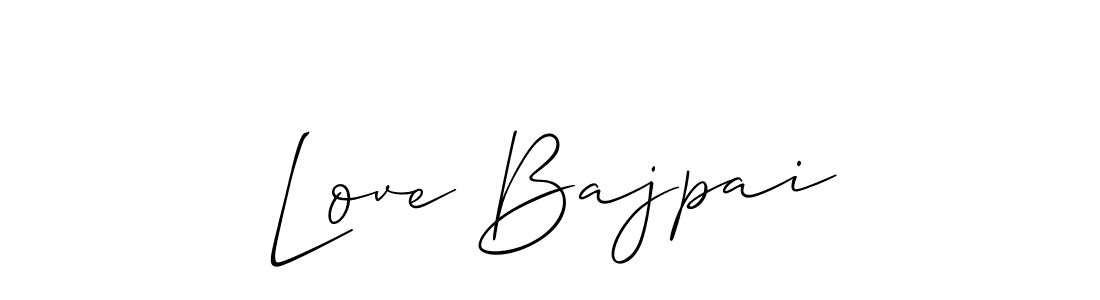 Make a beautiful signature design for name Love Bajpai. Use this online signature maker to create a handwritten signature for free. Love Bajpai signature style 2 images and pictures png