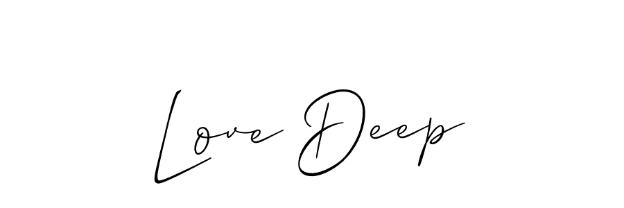 Once you've used our free online signature maker to create your best signature Allison_Script style, it's time to enjoy all of the benefits that Love Deep name signing documents. Love Deep signature style 2 images and pictures png