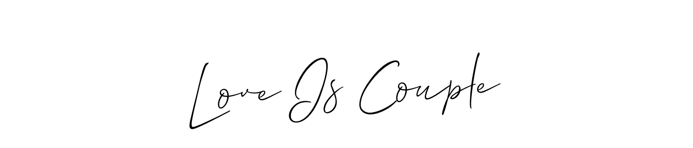 This is the best signature style for the Love Is Couple name. Also you like these signature font (Allison_Script). Mix name signature. Love Is Couple signature style 2 images and pictures png