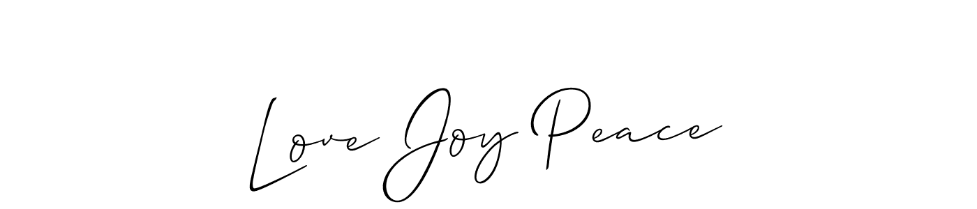 Check out images of Autograph of Love Joy Peace name. Actor Love Joy Peace Signature Style. Allison_Script is a professional sign style online. Love Joy Peace signature style 2 images and pictures png