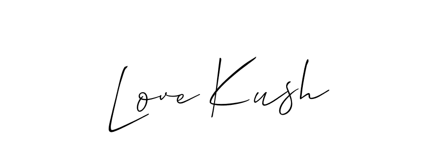 Once you've used our free online signature maker to create your best signature Allison_Script style, it's time to enjoy all of the benefits that Love Kush name signing documents. Love Kush signature style 2 images and pictures png