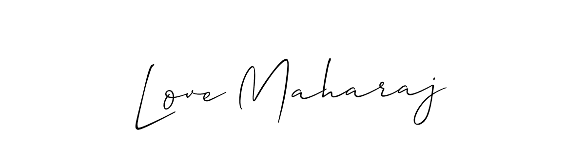 You should practise on your own different ways (Allison_Script) to write your name (Love Maharaj) in signature. don't let someone else do it for you. Love Maharaj signature style 2 images and pictures png