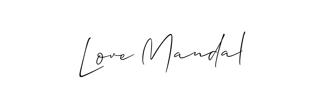 Once you've used our free online signature maker to create your best signature Allison_Script style, it's time to enjoy all of the benefits that Love Mandal name signing documents. Love Mandal signature style 2 images and pictures png