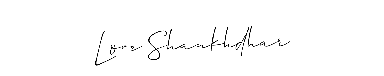 See photos of Love Shankhdhar official signature by Spectra . Check more albums & portfolios. Read reviews & check more about Allison_Script font. Love Shankhdhar signature style 2 images and pictures png