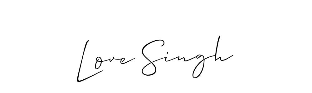 Best and Professional Signature Style for Love Singh. Allison_Script Best Signature Style Collection. Love Singh signature style 2 images and pictures png