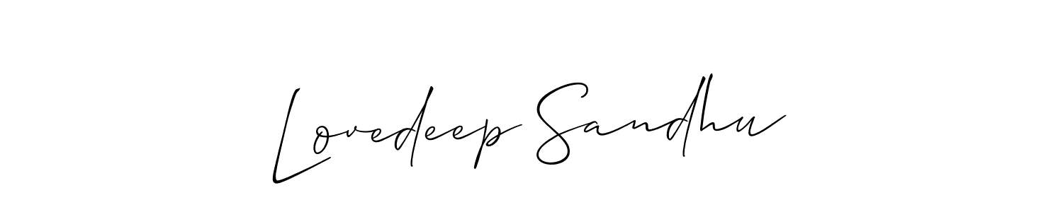 You can use this online signature creator to create a handwritten signature for the name Lovedeep Sandhu. This is the best online autograph maker. Lovedeep Sandhu signature style 2 images and pictures png