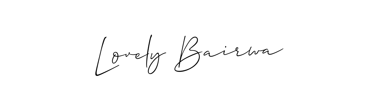 You can use this online signature creator to create a handwritten signature for the name Lovely Bairwa. This is the best online autograph maker. Lovely Bairwa signature style 2 images and pictures png