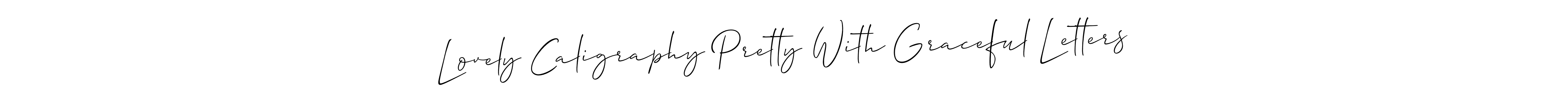 Make a beautiful signature design for name Lovely Caligraphy Pretty With Graceful Letters. Use this online signature maker to create a handwritten signature for free. Lovely Caligraphy Pretty With Graceful Letters signature style 2 images and pictures png