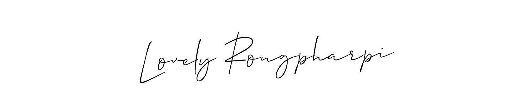 Make a beautiful signature design for name Lovely Rongpharpi. Use this online signature maker to create a handwritten signature for free. Lovely Rongpharpi signature style 2 images and pictures png