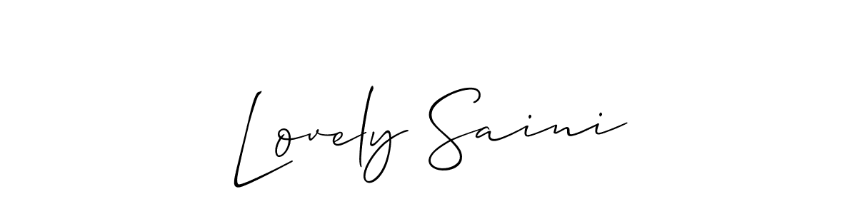 Check out images of Autograph of Lovely Saini name. Actor Lovely Saini Signature Style. Allison_Script is a professional sign style online. Lovely Saini signature style 2 images and pictures png