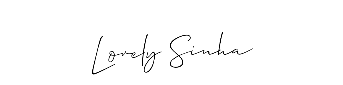 See photos of Lovely Sinha official signature by Spectra . Check more albums & portfolios. Read reviews & check more about Allison_Script font. Lovely Sinha signature style 2 images and pictures png