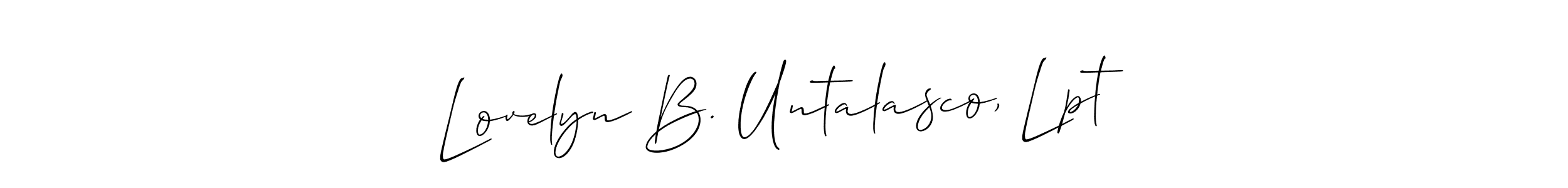 See photos of Lovelyn B. Untalasco, Lpt official signature by Spectra . Check more albums & portfolios. Read reviews & check more about Allison_Script font. Lovelyn B. Untalasco, Lpt signature style 2 images and pictures png