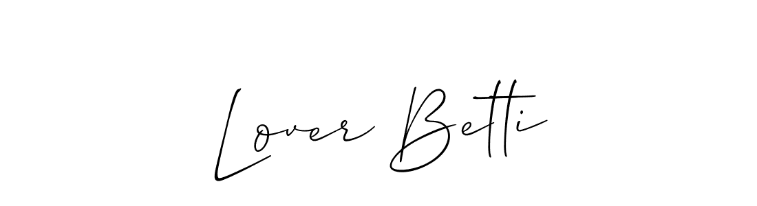 Similarly Allison_Script is the best handwritten signature design. Signature creator online .You can use it as an online autograph creator for name Lover Betti. Lover Betti signature style 2 images and pictures png