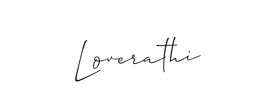 Make a beautiful signature design for name Loverathi. Use this online signature maker to create a handwritten signature for free. Loverathi signature style 2 images and pictures png