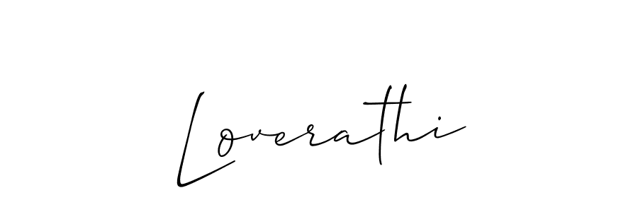 Make a beautiful signature design for name Loverathi. Use this online signature maker to create a handwritten signature for free. Loverathi signature style 2 images and pictures png