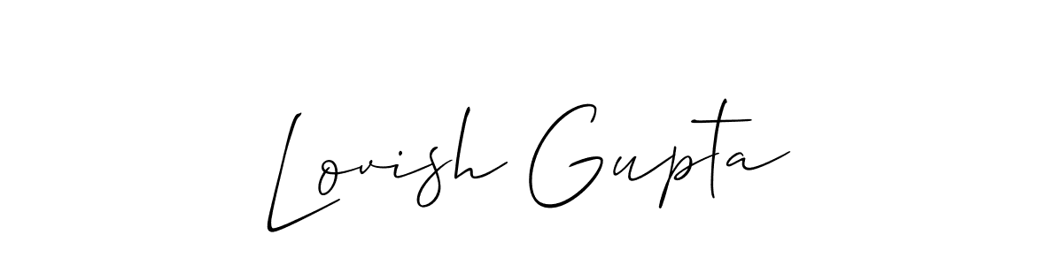 Once you've used our free online signature maker to create your best signature Allison_Script style, it's time to enjoy all of the benefits that Lovish Gupta name signing documents. Lovish Gupta signature style 2 images and pictures png