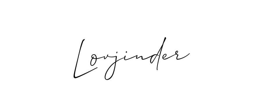 Make a beautiful signature design for name Lovjinder. Use this online signature maker to create a handwritten signature for free. Lovjinder signature style 2 images and pictures png