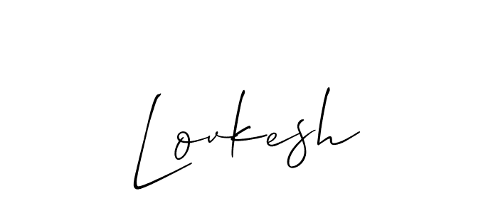 You can use this online signature creator to create a handwritten signature for the name Lovkesh. This is the best online autograph maker. Lovkesh signature style 2 images and pictures png