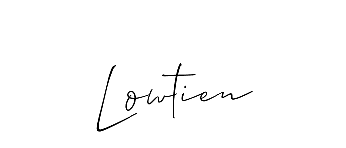 You can use this online signature creator to create a handwritten signature for the name Lowtien. This is the best online autograph maker. Lowtien signature style 2 images and pictures png