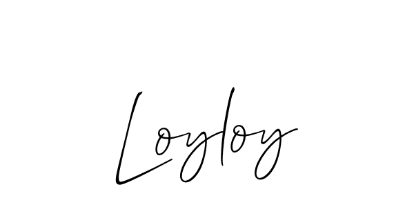How to Draw Loyloy signature style? Allison_Script is a latest design signature styles for name Loyloy. Loyloy signature style 2 images and pictures png