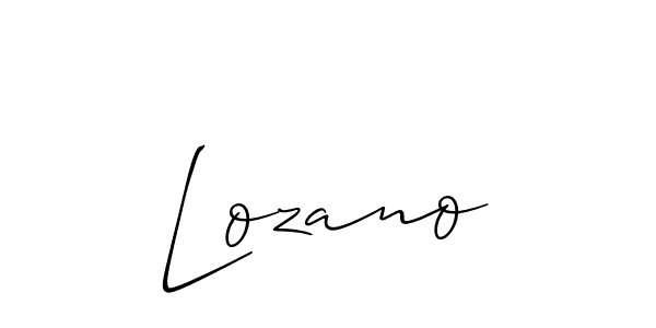 if you are searching for the best signature style for your name Lozano. so please give up your signature search. here we have designed multiple signature styles  using Allison_Script. Lozano signature style 2 images and pictures png