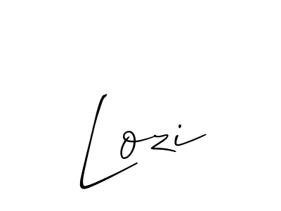 Also You can easily find your signature by using the search form. We will create Lozi name handwritten signature images for you free of cost using Allison_Script sign style. Lozi signature style 2 images and pictures png