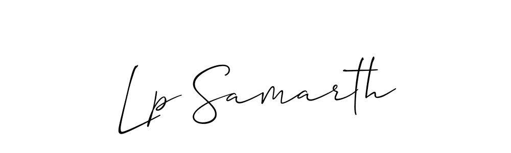 Make a short Lp Samarth signature style. Manage your documents anywhere anytime using Allison_Script. Create and add eSignatures, submit forms, share and send files easily. Lp Samarth signature style 2 images and pictures png