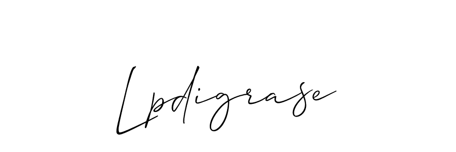 Best and Professional Signature Style for Lpdigrase. Allison_Script Best Signature Style Collection. Lpdigrase signature style 2 images and pictures png