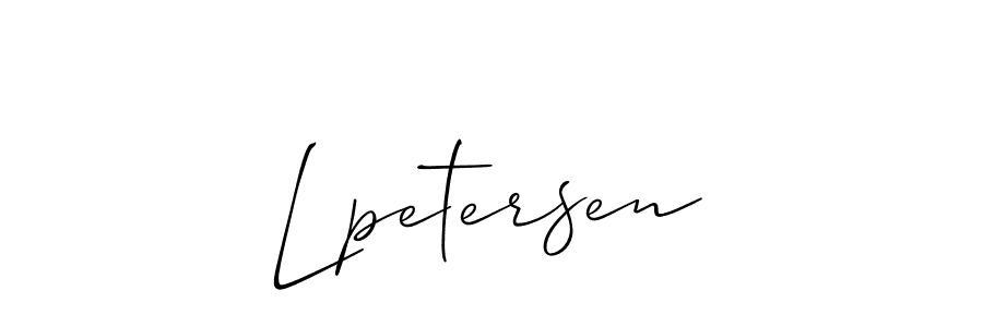 if you are searching for the best signature style for your name Lpetersen. so please give up your signature search. here we have designed multiple signature styles  using Allison_Script. Lpetersen signature style 2 images and pictures png