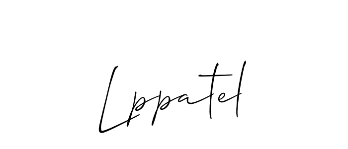 Once you've used our free online signature maker to create your best signature Allison_Script style, it's time to enjoy all of the benefits that Lppatel name signing documents. Lppatel signature style 2 images and pictures png