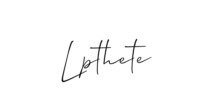 Lpthete stylish signature style. Best Handwritten Sign (Allison_Script) for my name. Handwritten Signature Collection Ideas for my name Lpthete. Lpthete signature style 2 images and pictures png