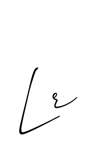 The best way (Allison_Script) to make a short signature is to pick only two or three words in your name. The name Lr include a total of six letters. For converting this name. Lr signature style 2 images and pictures png