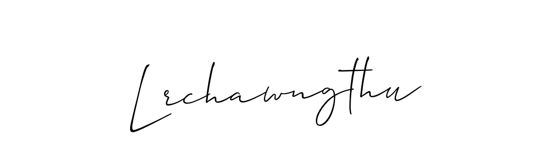 Also we have Lrchawngthu name is the best signature style. Create professional handwritten signature collection using Allison_Script autograph style. Lrchawngthu signature style 2 images and pictures png