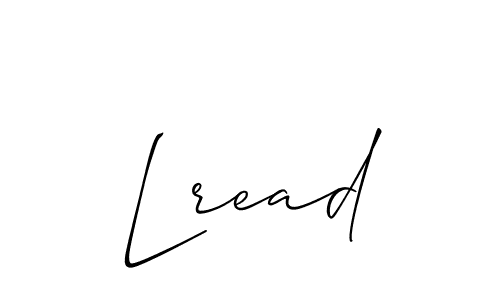 Check out images of Autograph of Lread name. Actor Lread Signature Style. Allison_Script is a professional sign style online. Lread signature style 2 images and pictures png