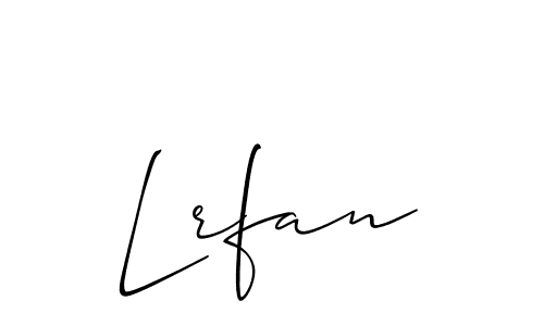 Similarly Allison_Script is the best handwritten signature design. Signature creator online .You can use it as an online autograph creator for name Lrfan. Lrfan signature style 2 images and pictures png