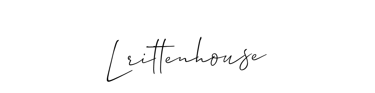 It looks lik you need a new signature style for name Lrittenhouse. Design unique handwritten (Allison_Script) signature with our free signature maker in just a few clicks. Lrittenhouse signature style 2 images and pictures png