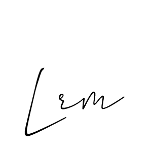 How to Draw Lrm signature style? Allison_Script is a latest design signature styles for name Lrm. Lrm signature style 2 images and pictures png