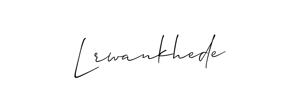 This is the best signature style for the Lrwankhede name. Also you like these signature font (Allison_Script). Mix name signature. Lrwankhede signature style 2 images and pictures png