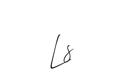 Also You can easily find your signature by using the search form. We will create Ls❤ name handwritten signature images for you free of cost using Allison_Script sign style. Ls❤ signature style 2 images and pictures png