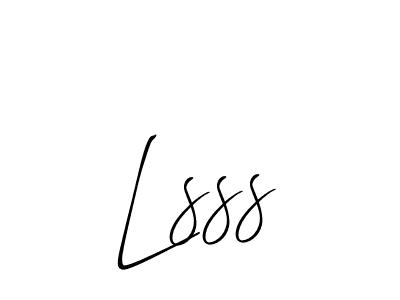 Create a beautiful signature design for name Lsss. With this signature (Allison_Script) fonts, you can make a handwritten signature for free. Lsss signature style 2 images and pictures png