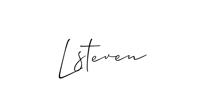 Make a short Lsteven signature style. Manage your documents anywhere anytime using Allison_Script. Create and add eSignatures, submit forms, share and send files easily. Lsteven signature style 2 images and pictures png