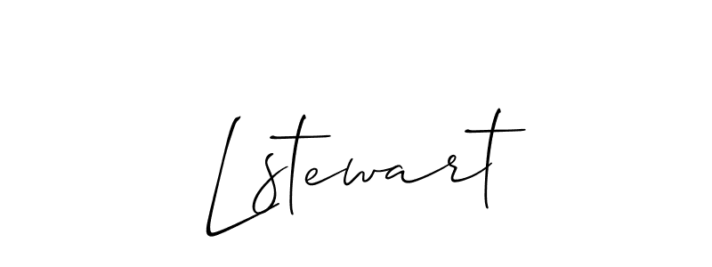 Create a beautiful signature design for name Lstewart. With this signature (Allison_Script) fonts, you can make a handwritten signature for free. Lstewart signature style 2 images and pictures png