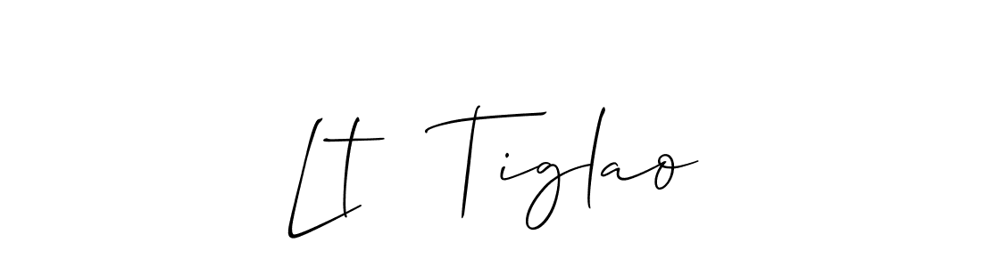Lt   Tiglao stylish signature style. Best Handwritten Sign (Allison_Script) for my name. Handwritten Signature Collection Ideas for my name Lt   Tiglao. Lt   Tiglao signature style 2 images and pictures png