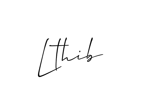 Also You can easily find your signature by using the search form. We will create Lthib name handwritten signature images for you free of cost using Allison_Script sign style. Lthib signature style 2 images and pictures png