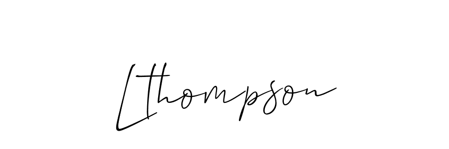 Best and Professional Signature Style for Lthompson. Allison_Script Best Signature Style Collection. Lthompson signature style 2 images and pictures png