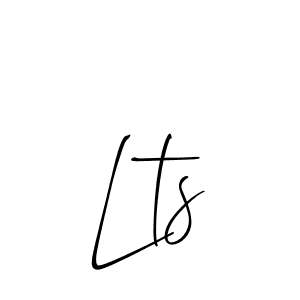 Use a signature maker to create a handwritten signature online. With this signature software, you can design (Allison_Script) your own signature for name Lts. Lts signature style 2 images and pictures png