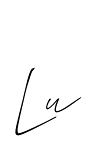 Also You can easily find your signature by using the search form. We will create Lu name handwritten signature images for you free of cost using Allison_Script sign style. Lu signature style 2 images and pictures png