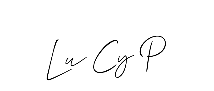 You can use this online signature creator to create a handwritten signature for the name Lu Cy P. This is the best online autograph maker. Lu Cy P signature style 2 images and pictures png