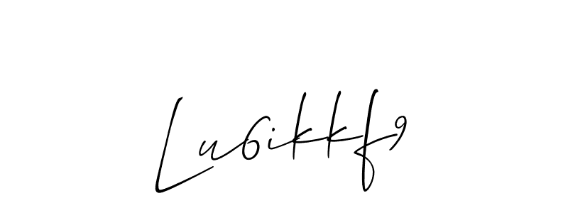 Best and Professional Signature Style for Lu6ikkf9. Allison_Script Best Signature Style Collection. Lu6ikkf9 signature style 2 images and pictures png