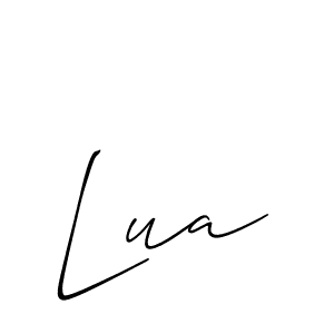 Lua stylish signature style. Best Handwritten Sign (Allison_Script) for my name. Handwritten Signature Collection Ideas for my name Lua. Lua signature style 2 images and pictures png